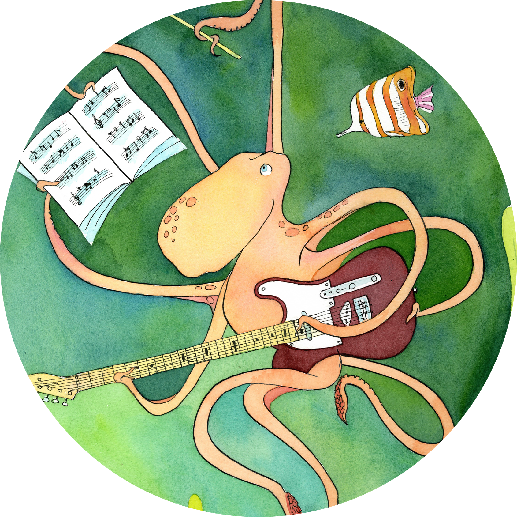 Octopus character from Pedro 'N Pip